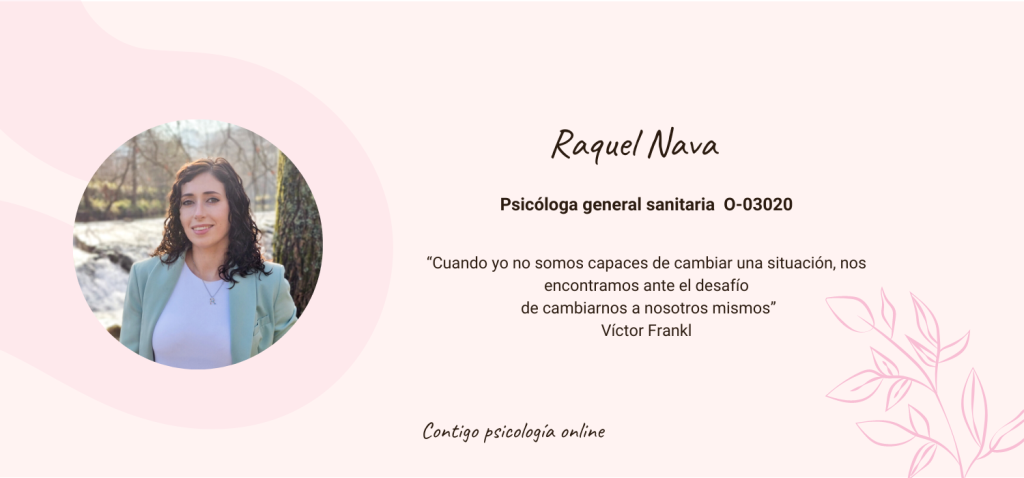 Raquel Nava, psicóloga sanitaria, terapia online, psicología online, salud mental